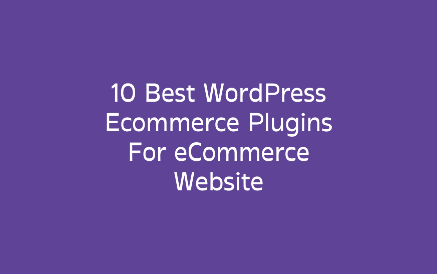 10 Best WordPress Ecommerce Plugins For eCommerce Website