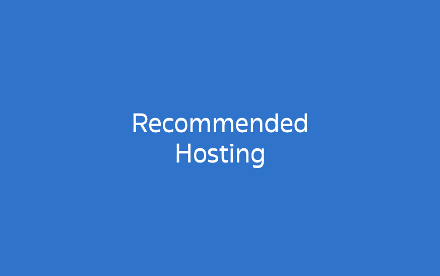 Recommended Hosting